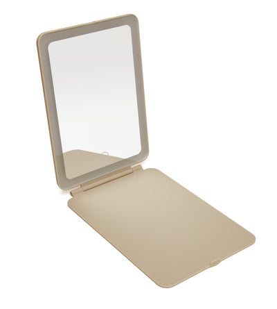 Stone LED Portable Travel Mirror