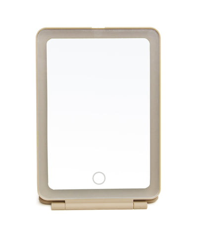 Stone LED Portable Travel Mirror