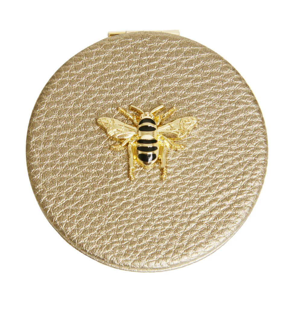 Boxed Bronze Bee Mirror