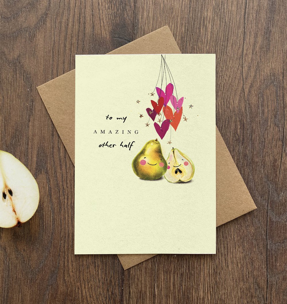 Amazing Other Half Pears Card