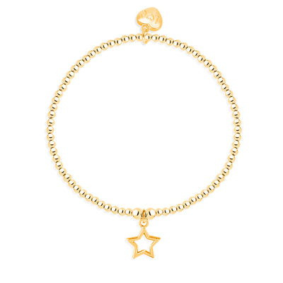 Life Charms - Gold Star Bracelet