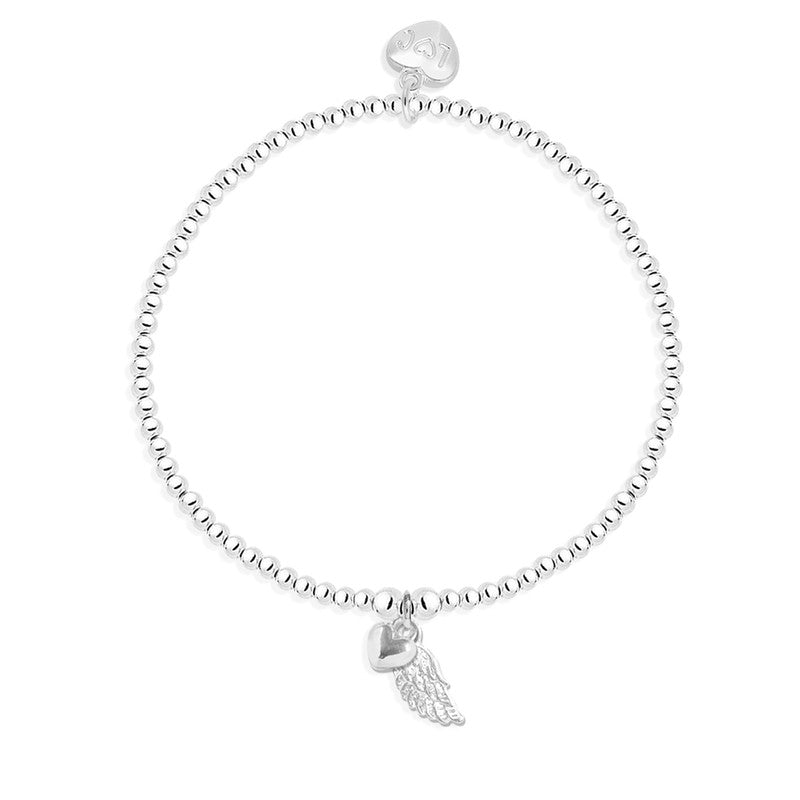 Life Charms - Silver Angel Wing Bracelet