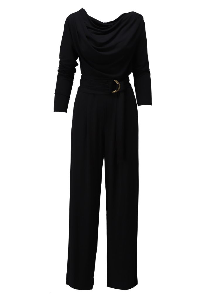K Design Black Off Shoulder Jumpsuit