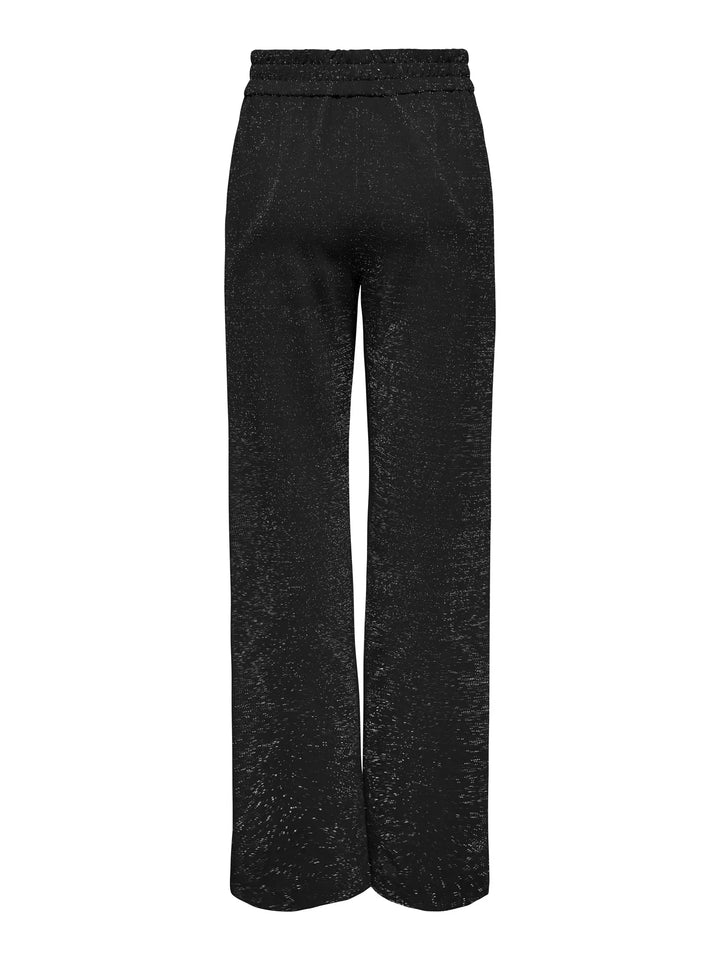 ONLY Black Lurex Sparkle Trousers