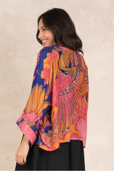 Crane Cobalt Kimono