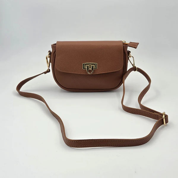 Tan Soho Leather Cross Body Bag
