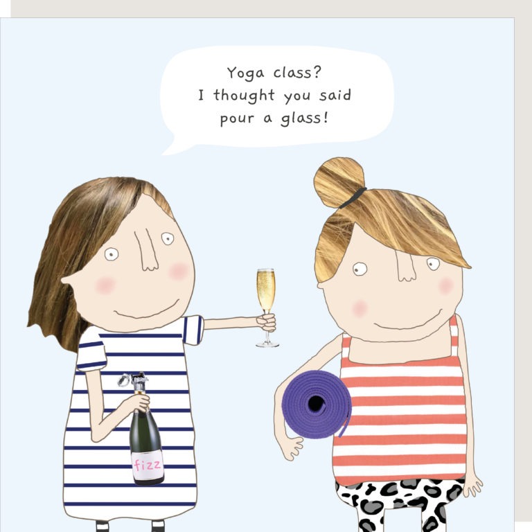 'Yoga Class' Card