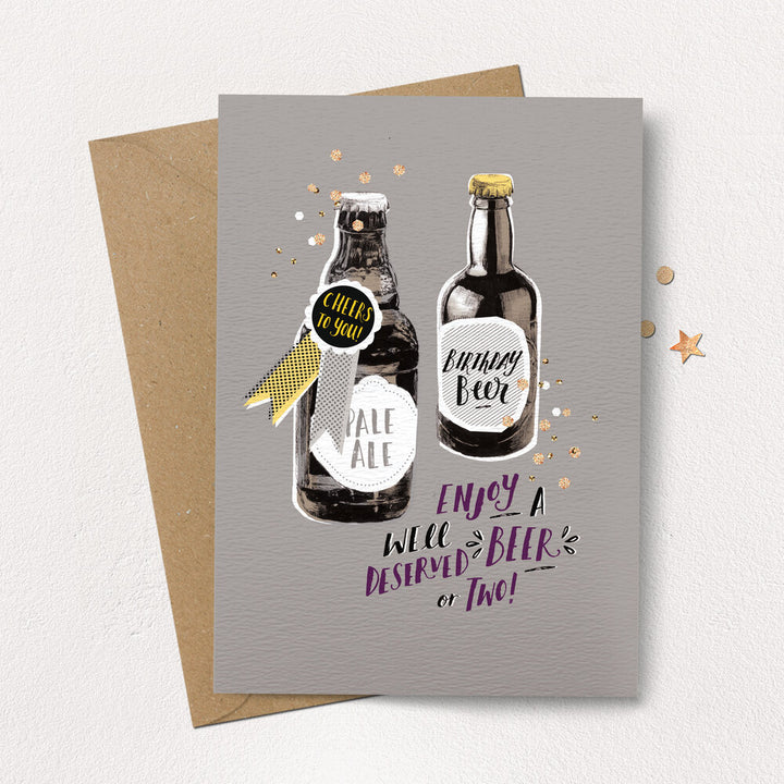 Birthday Beer Or Two Card