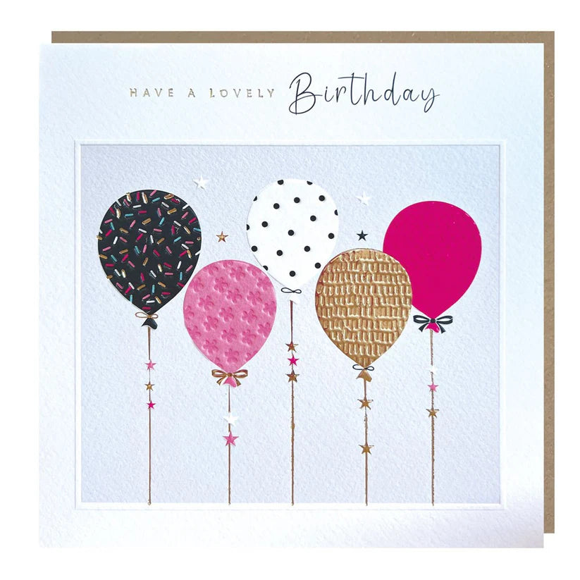 Lovely Birthday Balloons Card