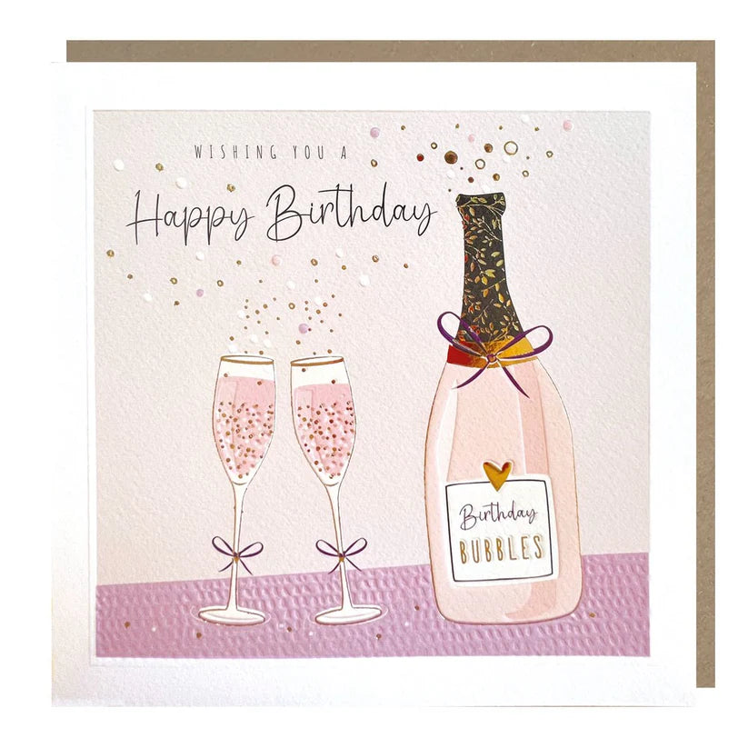 Happy Birthday Bubbles Card