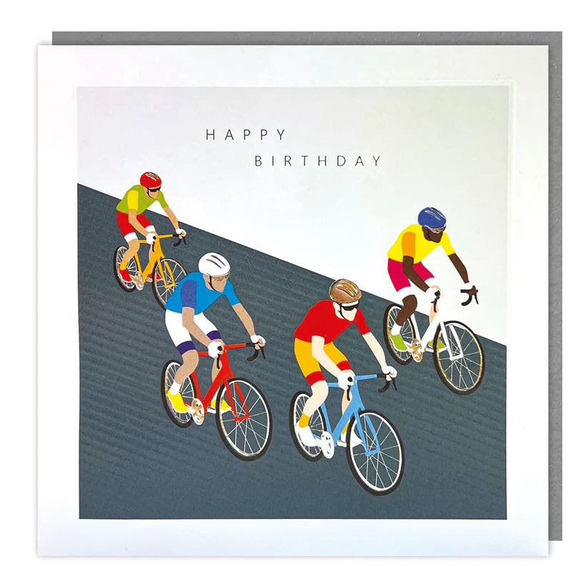 Cycling Happy Birthday Card