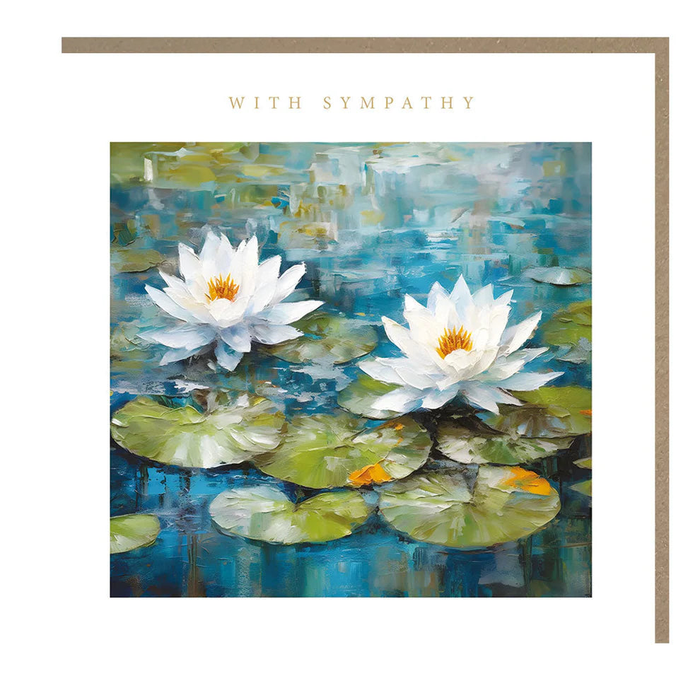 Lillypad Sympathy Card