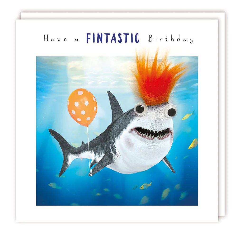 Fluffy 'Fintastic Birthday' Card