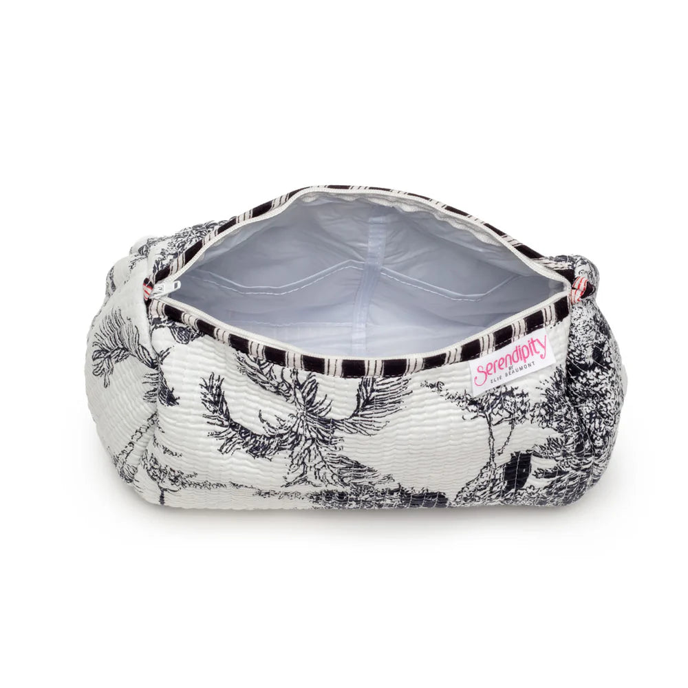 Monochrome Crane Cotton Set of 2