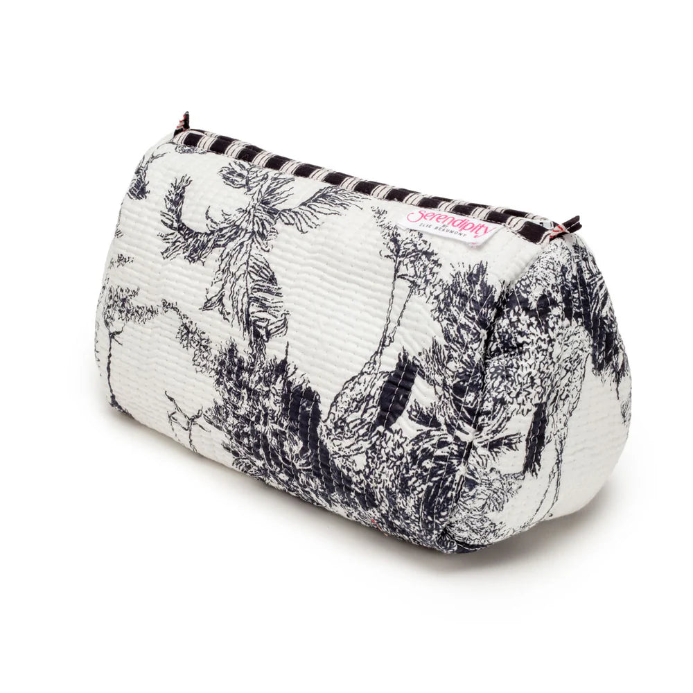 Monochrome Crane Cotton Set of 2