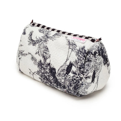 Monochrome Crane Cotton Set of 2