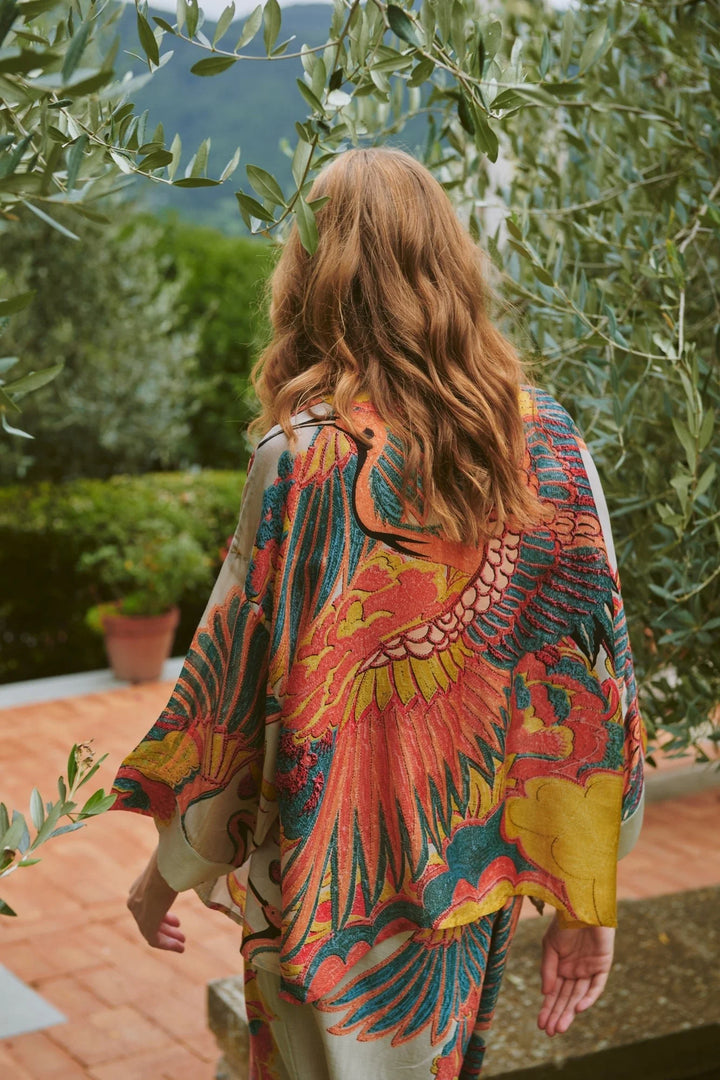 Crane Stone Kimono