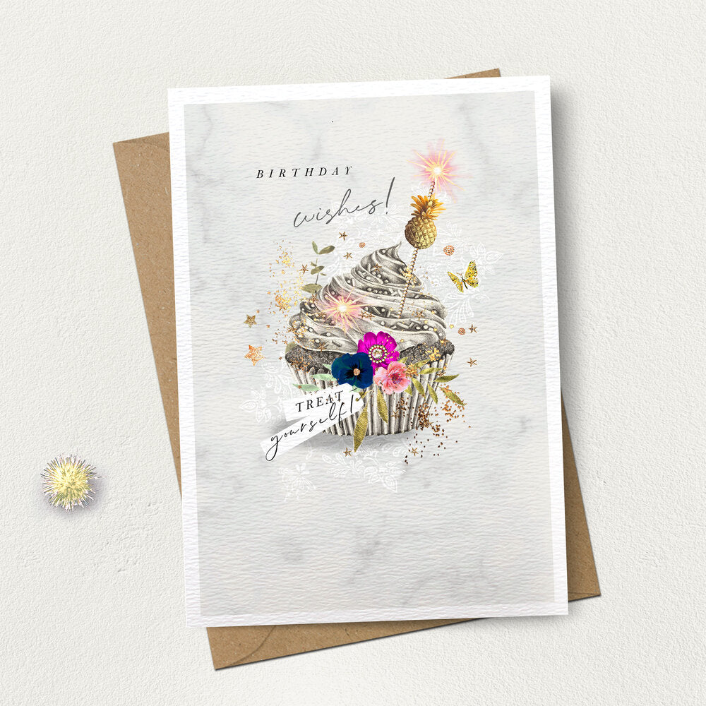 Birthday Wishes Cupcake Card