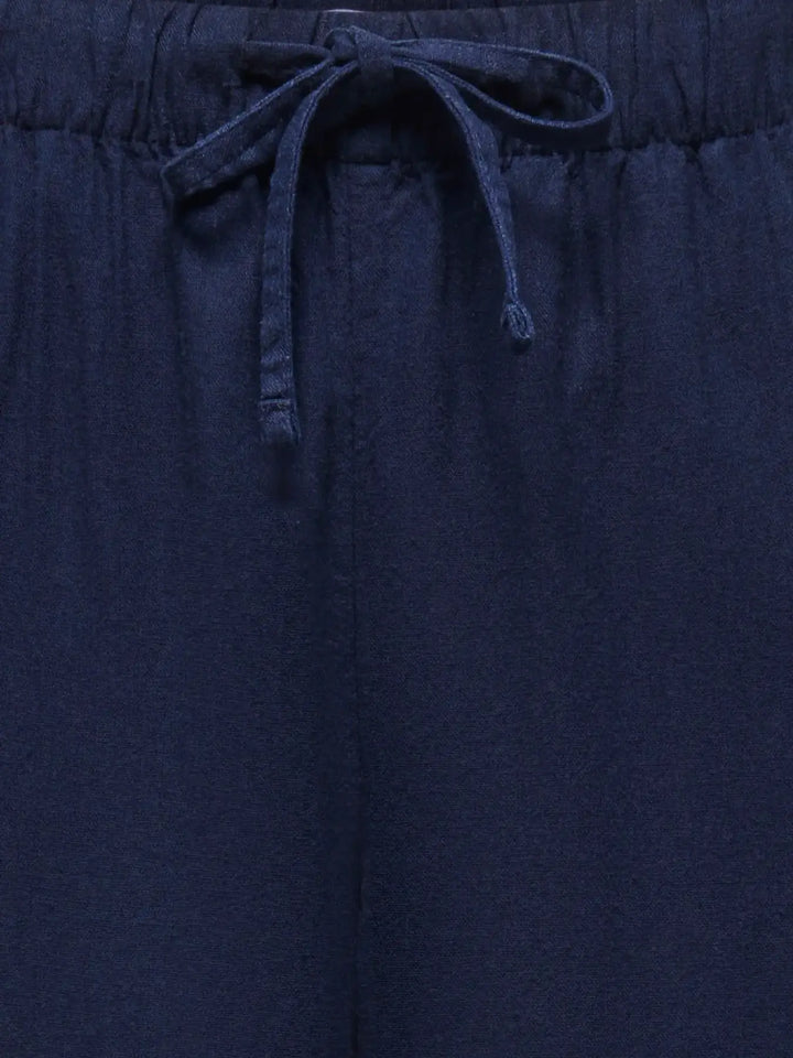ONLY Navy Goa Linen Trousers