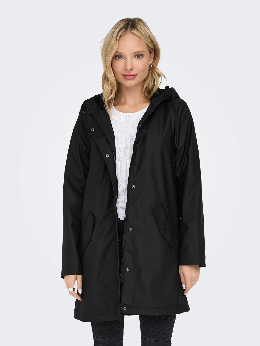 ONLY Black Sally Raincoat