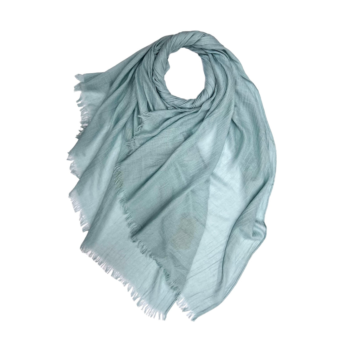 Plain Duck Egg Blue Scarf Premium Jersey Rectangle Scarf – Unique