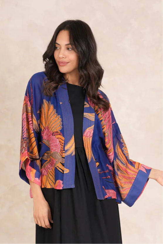 Crane Cobalt Kimono