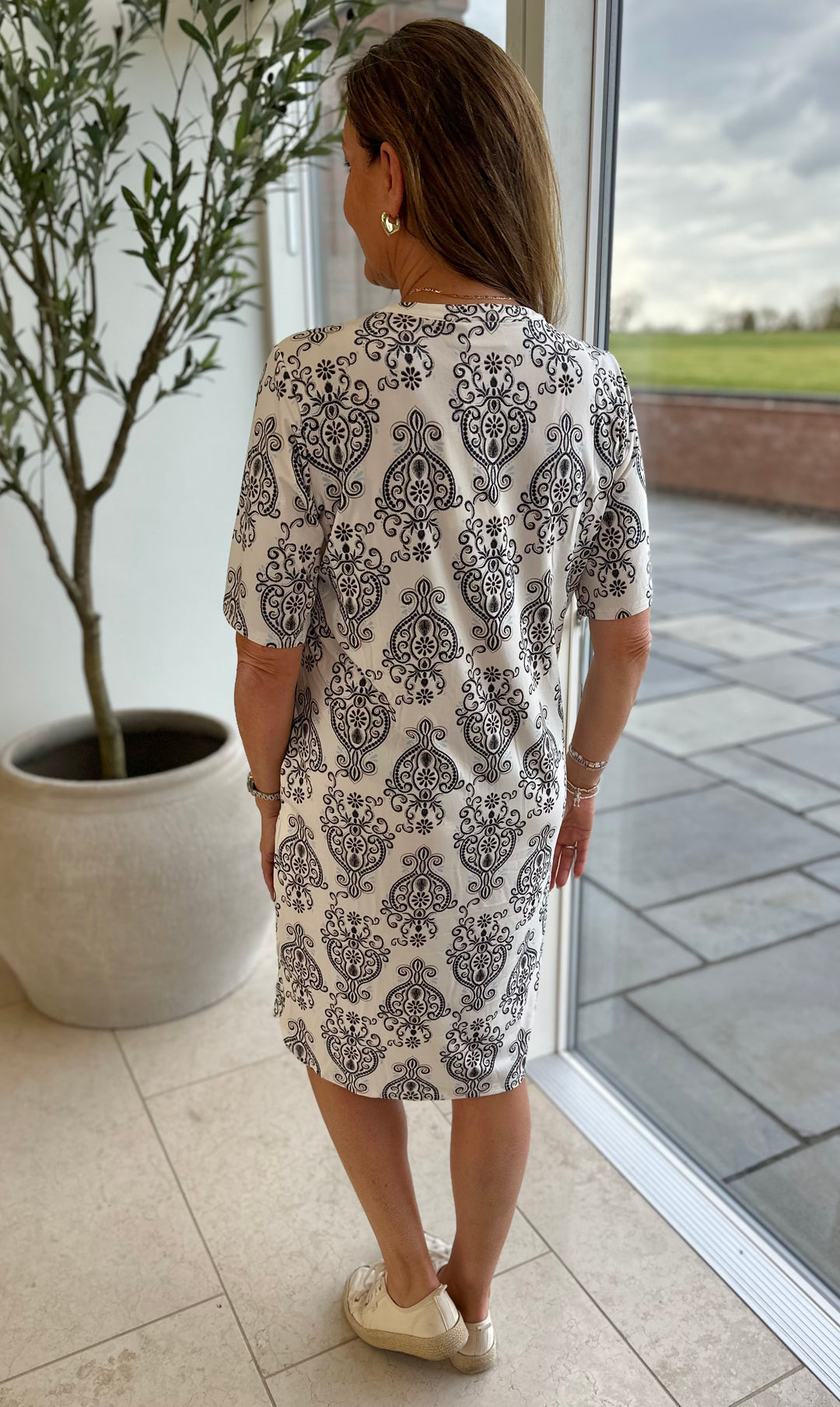 Fransa Ornate Seen Dress