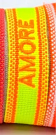Woven Slogan Bracelet