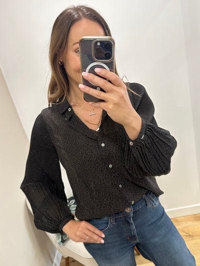 ONLY Leopard Chiffon Blouse