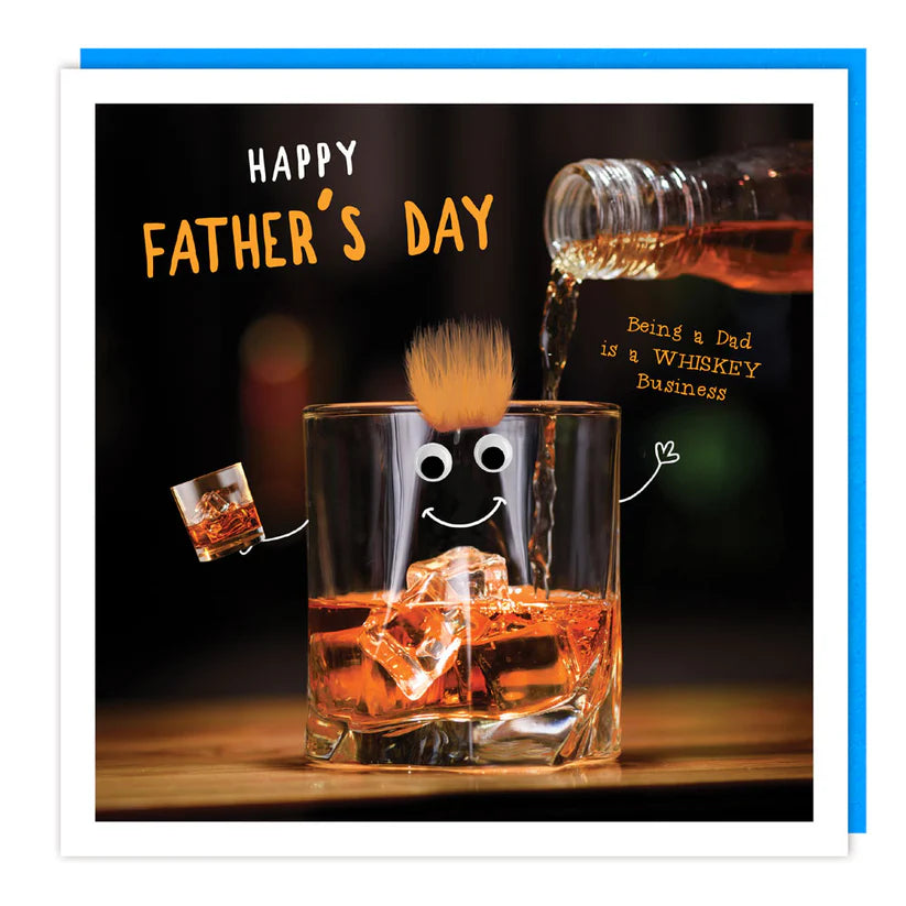 Fluffy Fathers Day Beer Card