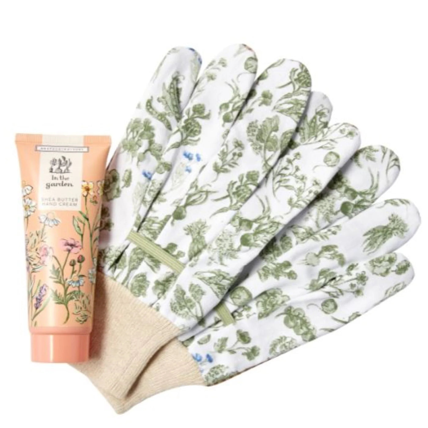 Gardening Gloves & Hand Cream Set