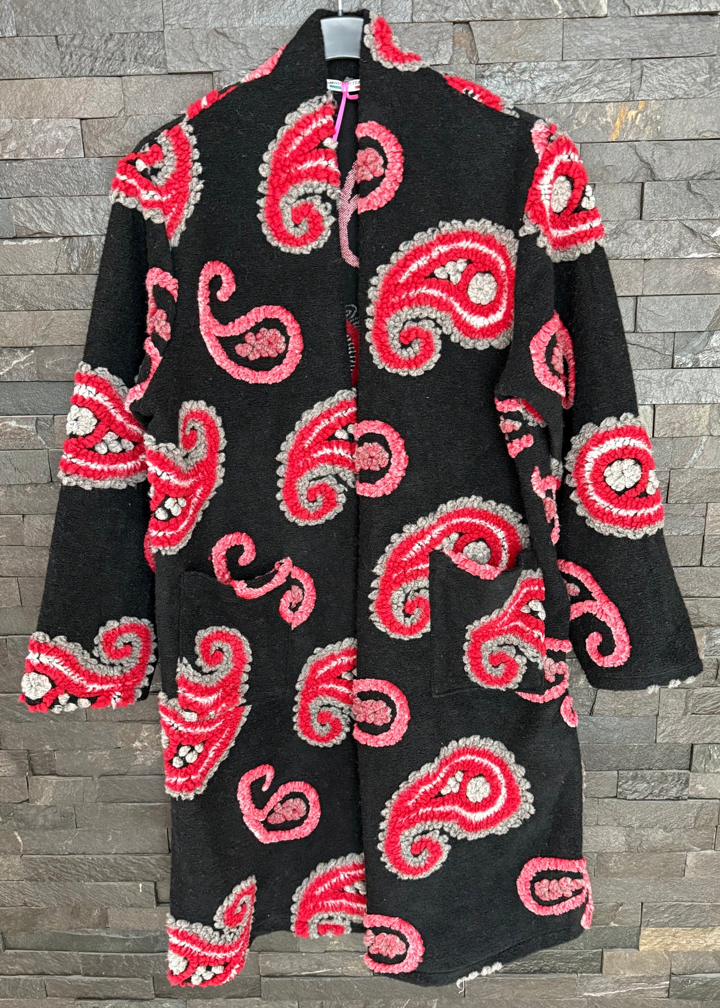 Black Paisley Coat