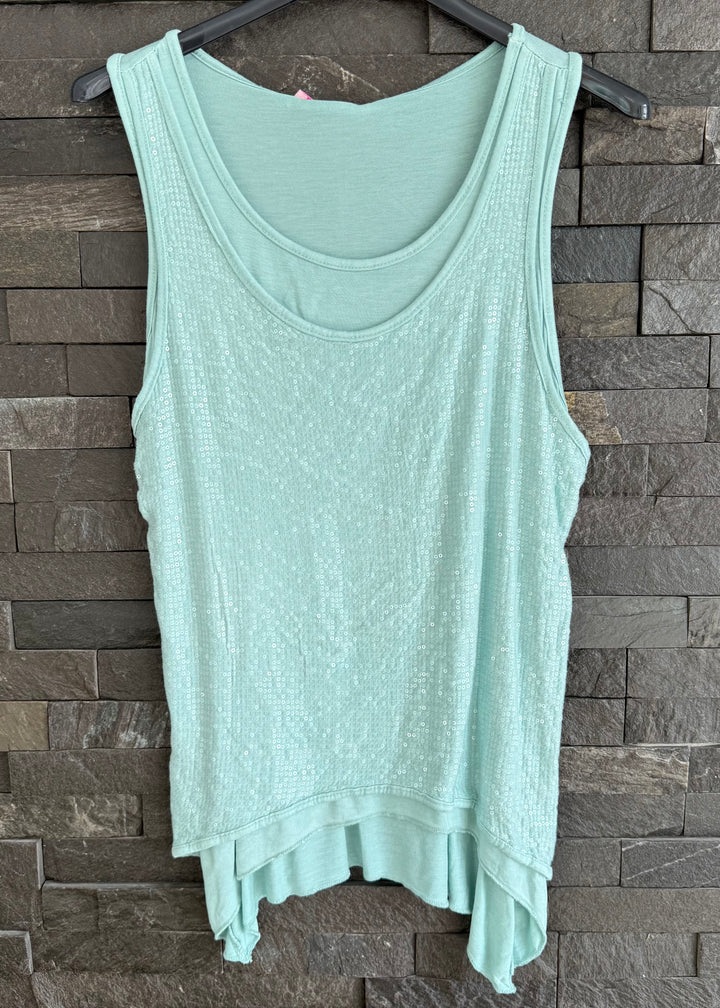 Sequin Front Vest