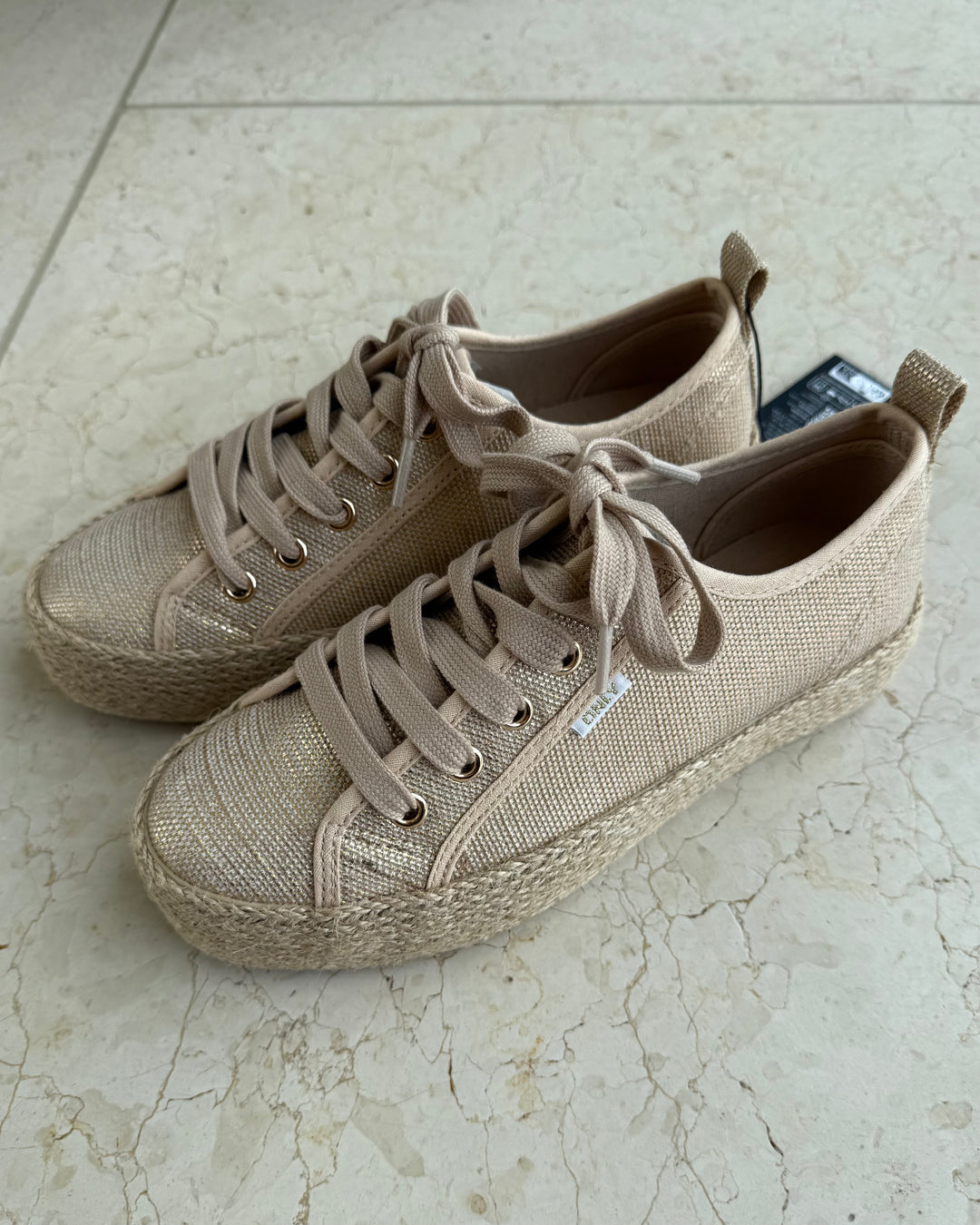 ONLY Metallic Espadrille Pumps