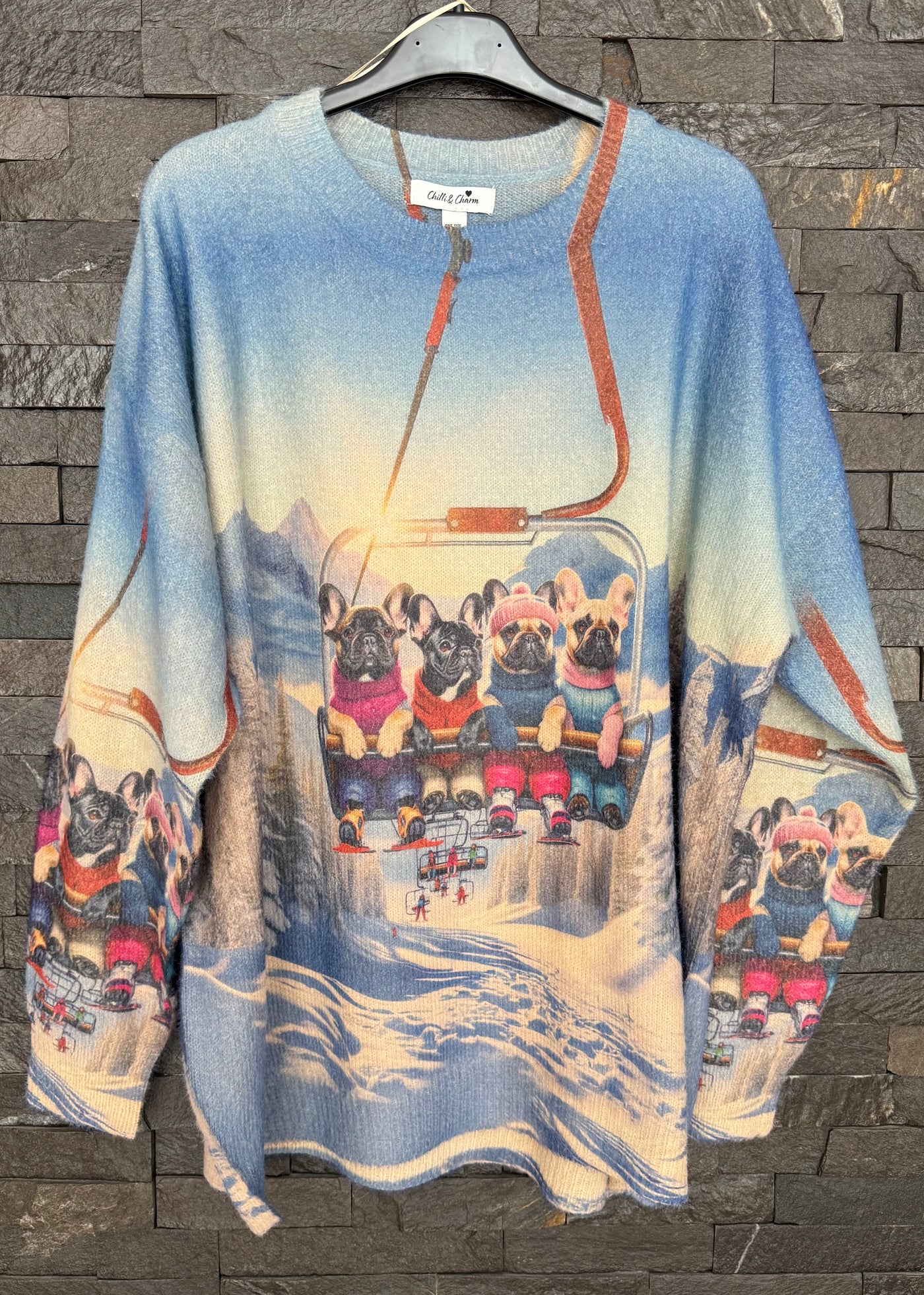 Pug Ski Lift Jumper