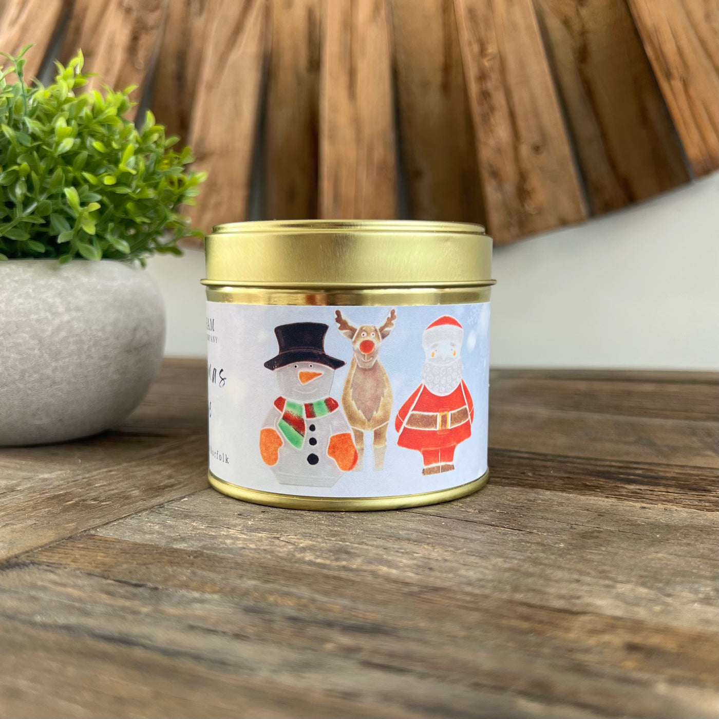 Christmas Spice Candle Tin