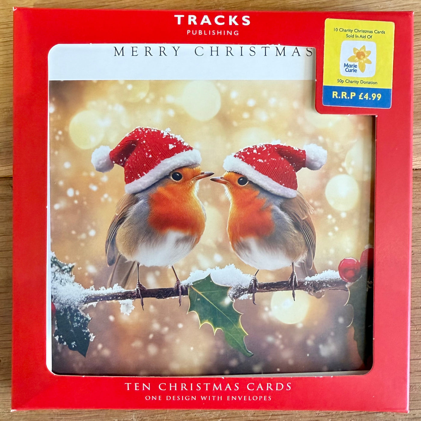 Pair of Robins 10 Pack Charity Xmas Cards