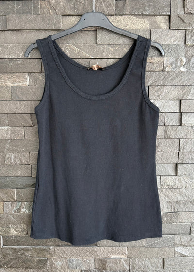 Plain Ribbed Vest - Various Colours