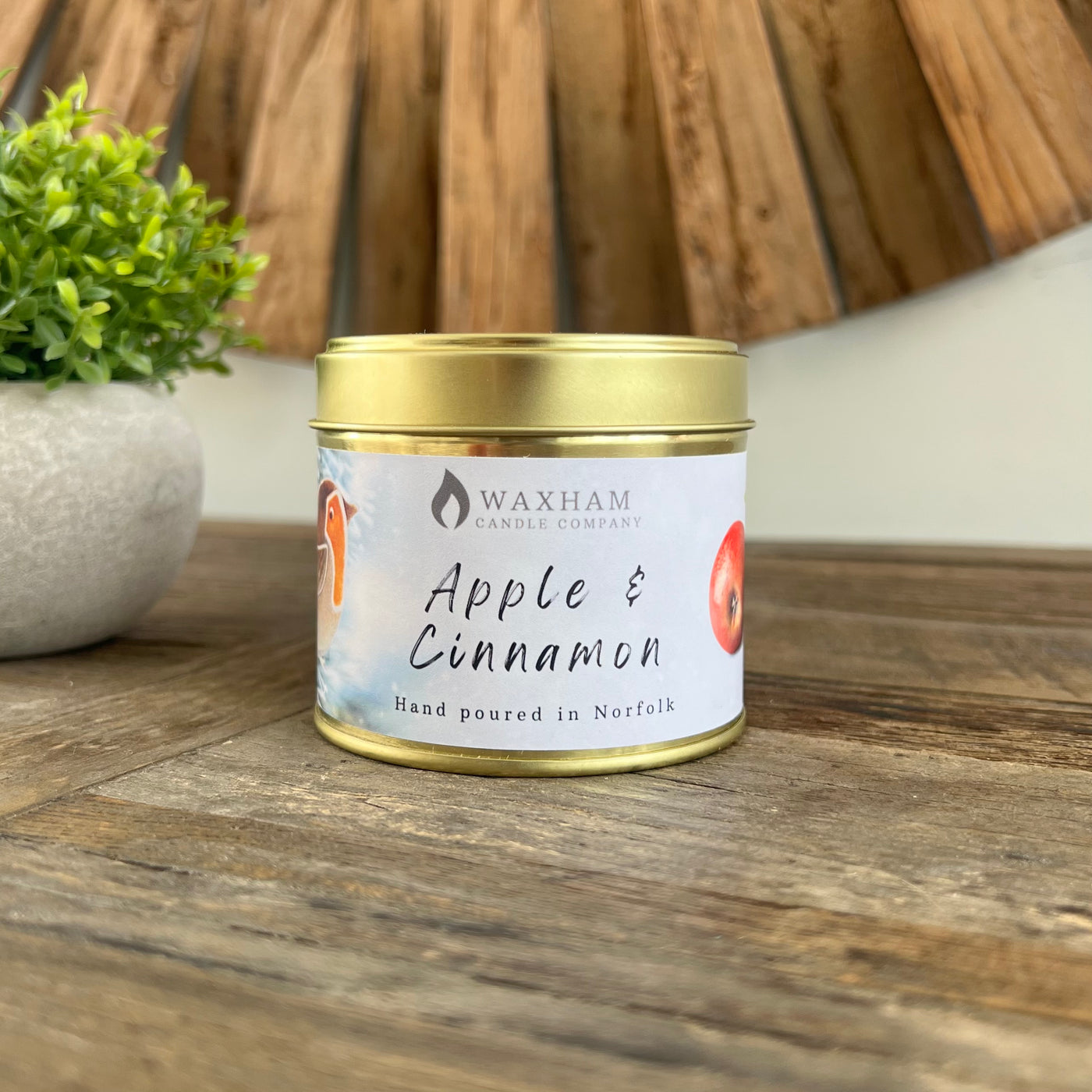 Apple & Cinnamon Candle Tin