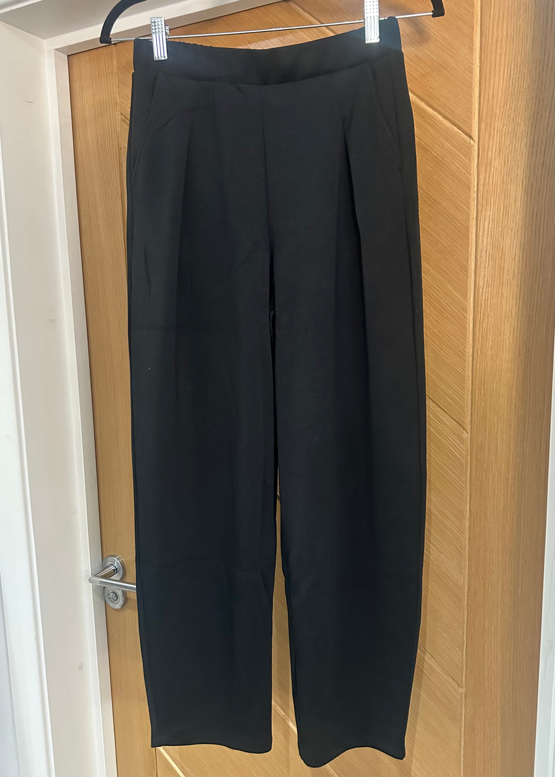 Fransa Black Barrel Aurora Pants