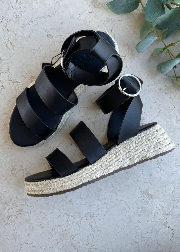 ONLY Black Espadrille Sandals