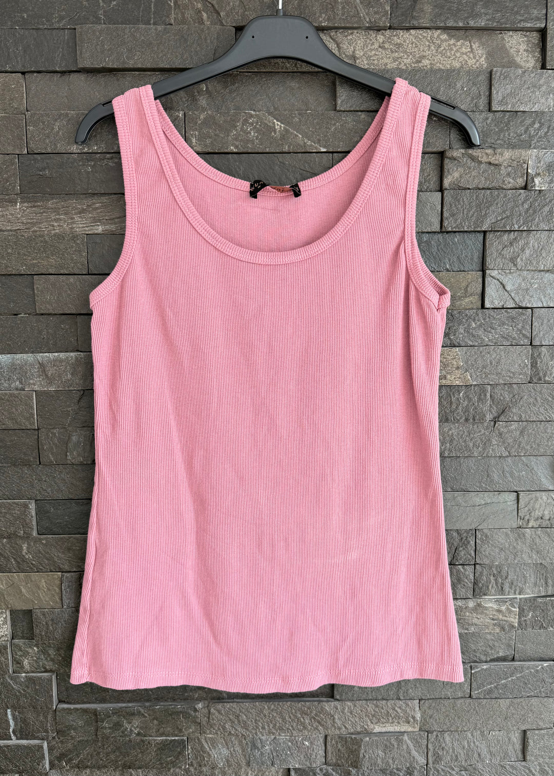 Plain Ribbed Vest - Various Colours