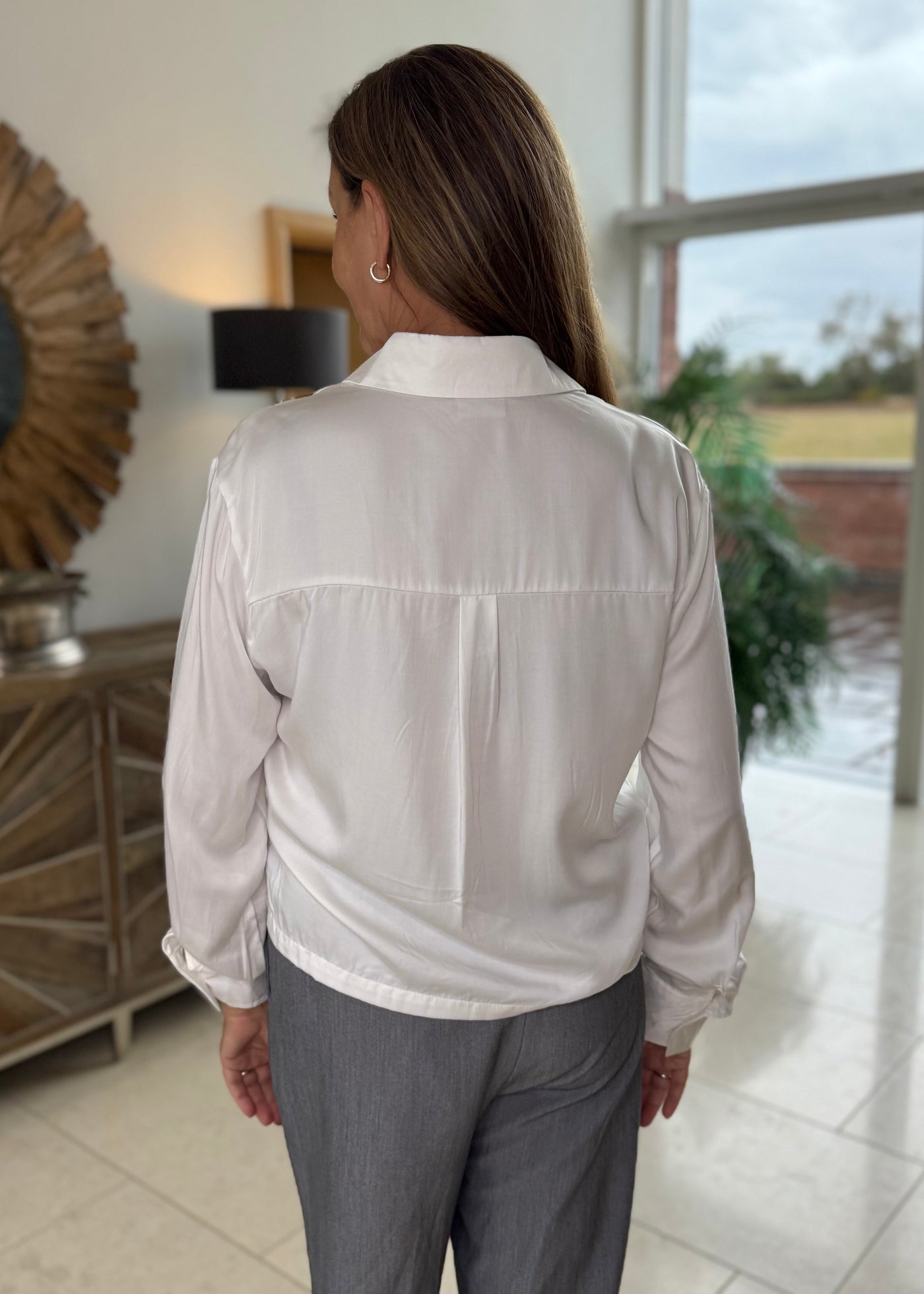 Fransa Warm White Emma Shirt