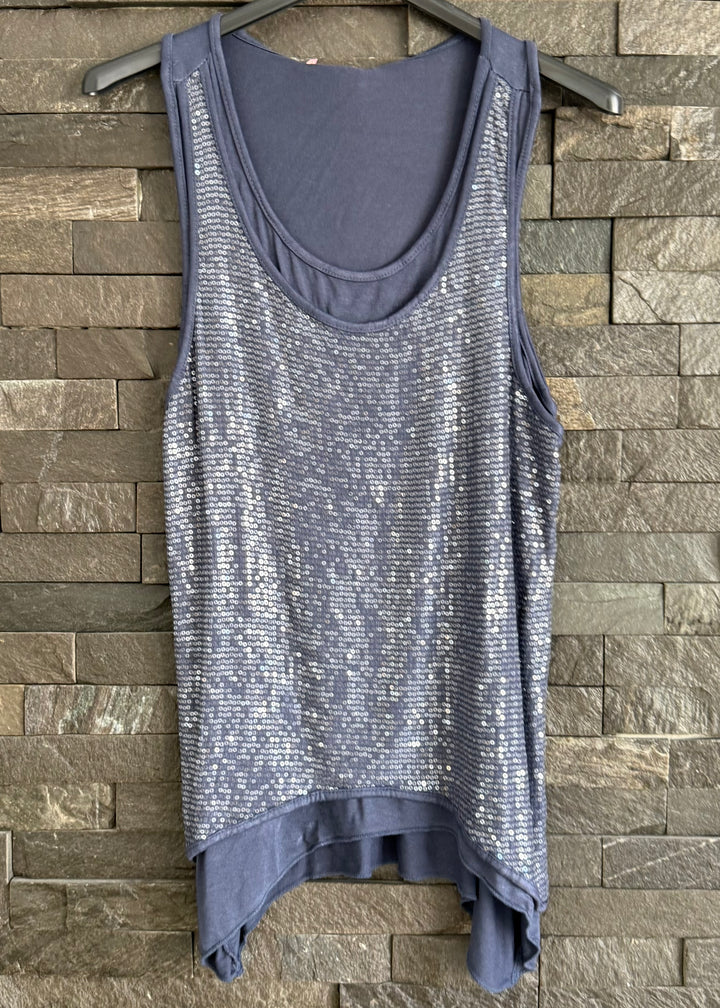 Sequin Front Vest
