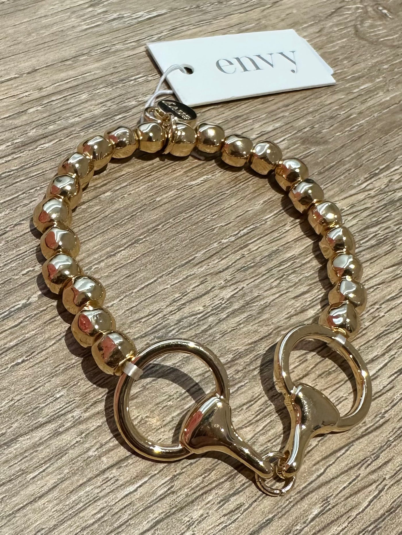 Gold Connector Link Bracelet