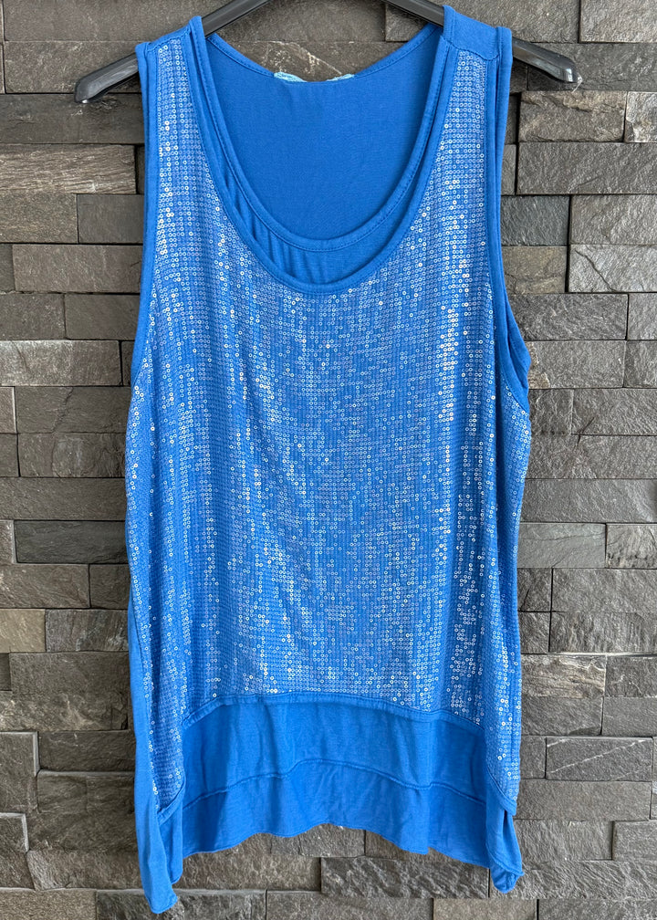 Sequin Front Vest