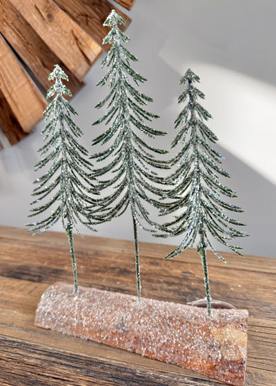Glittery Fir Tree Decoration