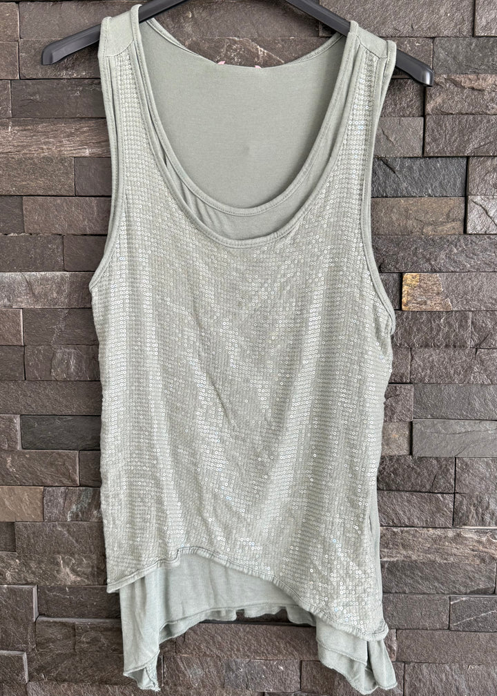 Sequin Front Vest