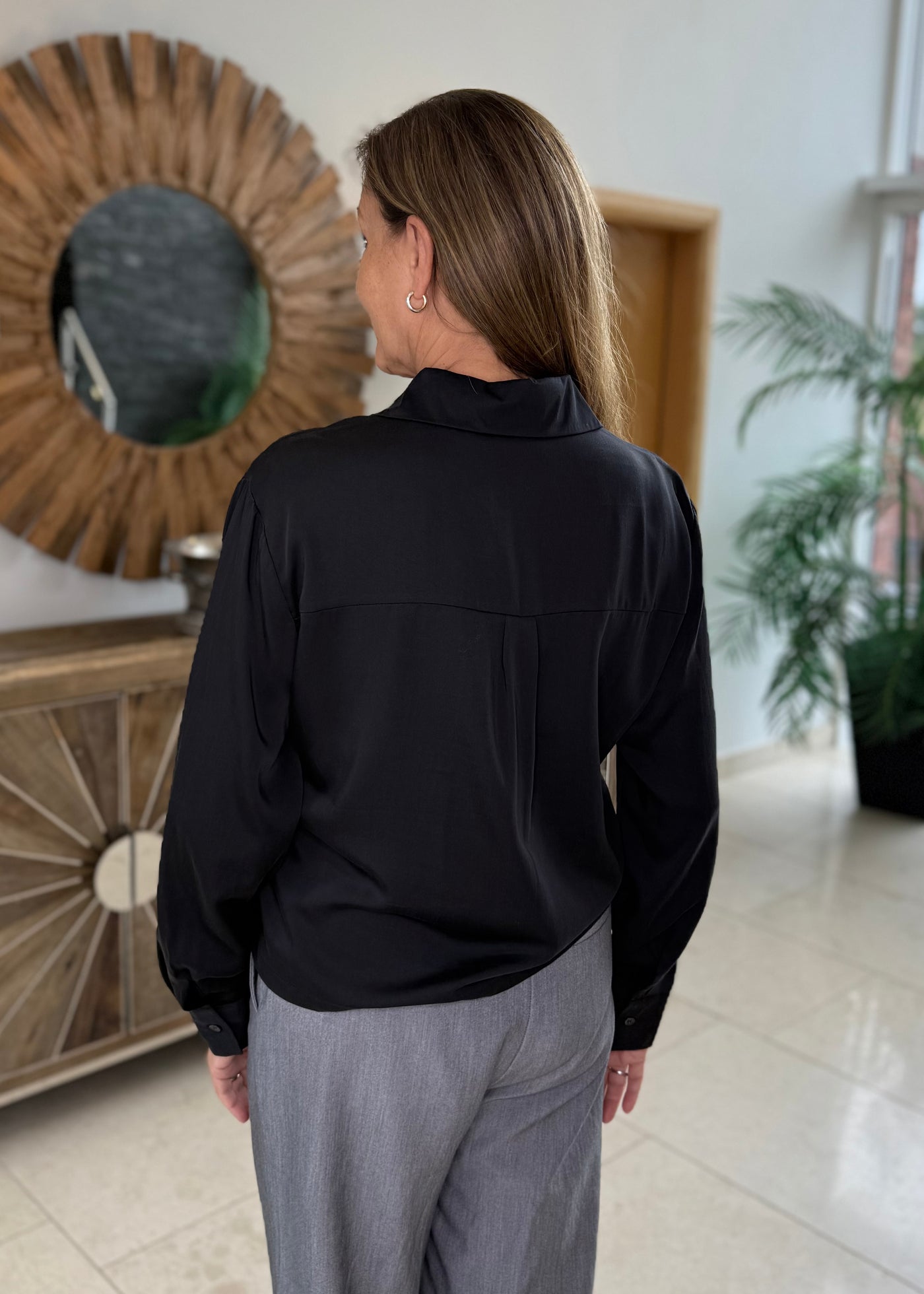 Fransa Black Emma Shirt