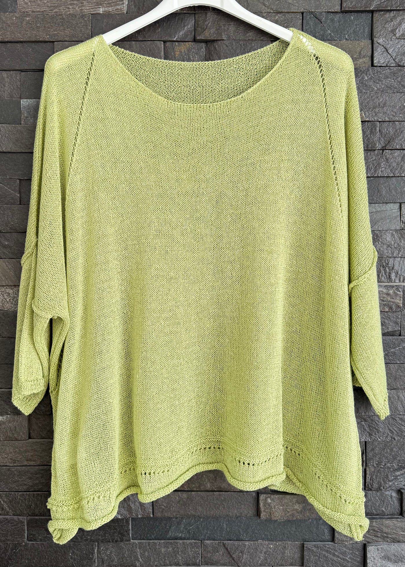 Green Lightweight Summer Knit